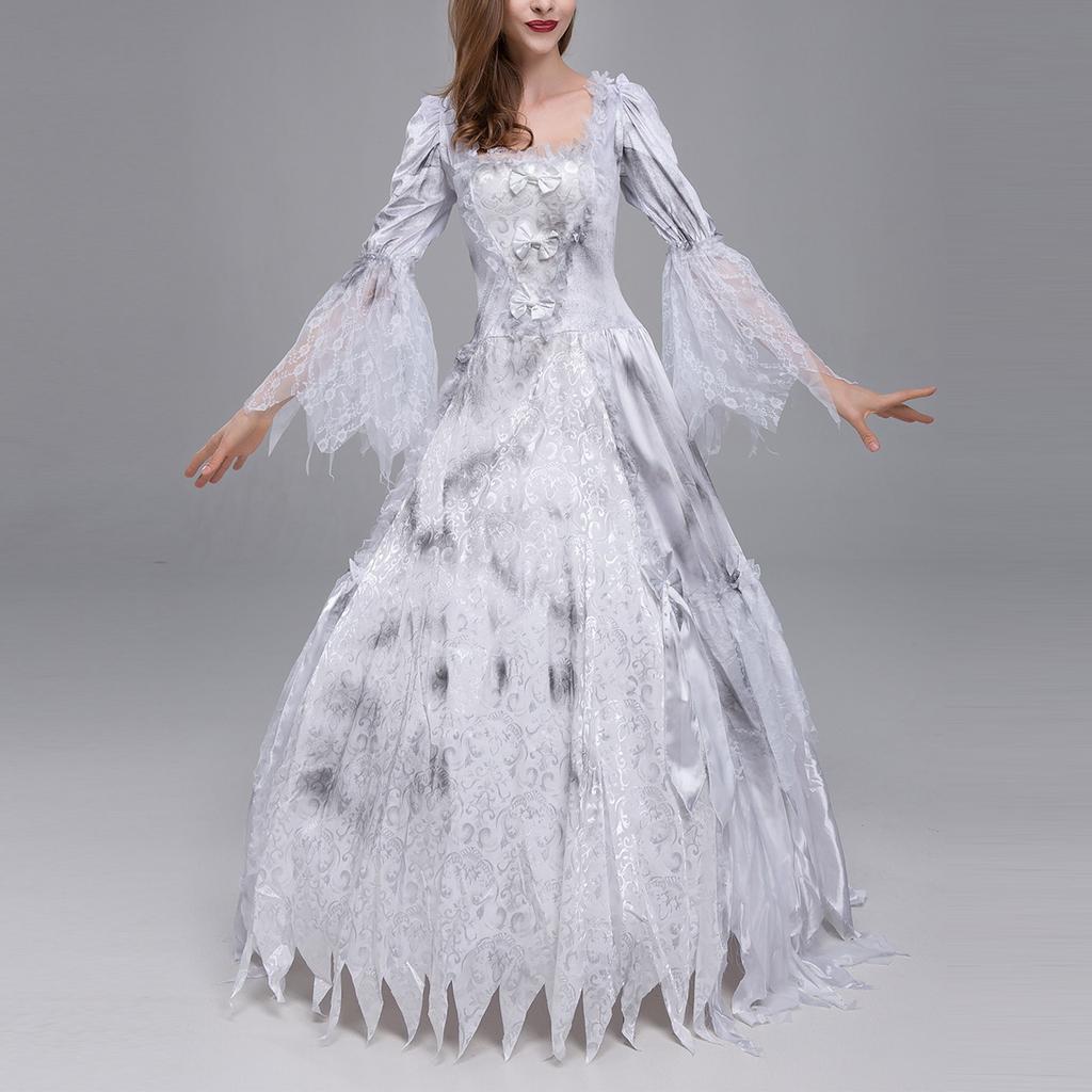 Женские костюмы на Хэллоуин Cos Sexy Long Skirt Dress Costume