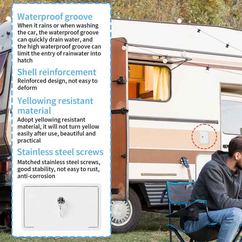 Дверь багажного отсека автодома Герметичная Водонепроницаемая Люк палубы автодома Инструменты Благоустройство дома Для крыши потолка пола окна Домашние пользователи Профессионалы