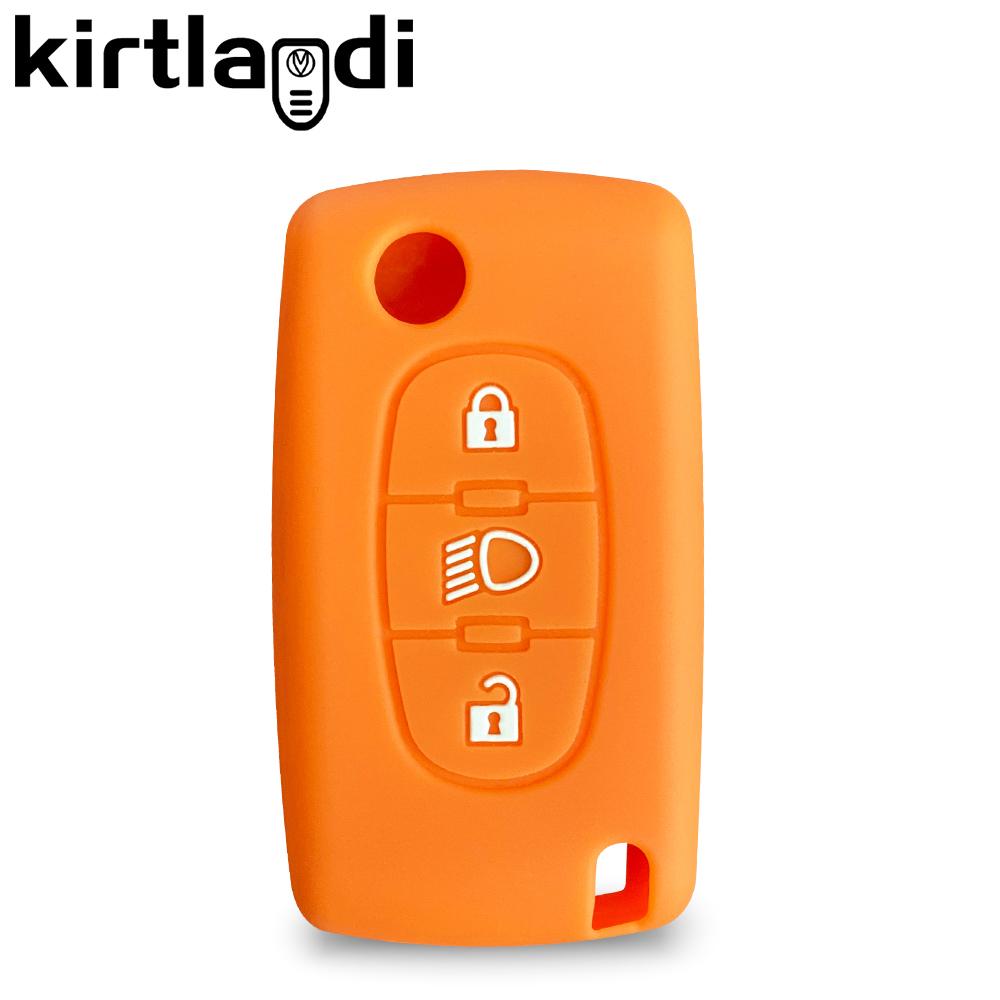 Для Citroen C4 Выкидной Пульт Чехол для Ключа для Citroen C4 Cactus Grand Picasso C5 C8 3 КНОПКИ Автоаксессуары Брелок