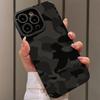 Черный камуфляжный дизайн чехол для телефона подходит для iPhone 17 16 15 14 13 12 11 Pro/Max/Plus противоударный и защищающий от падений