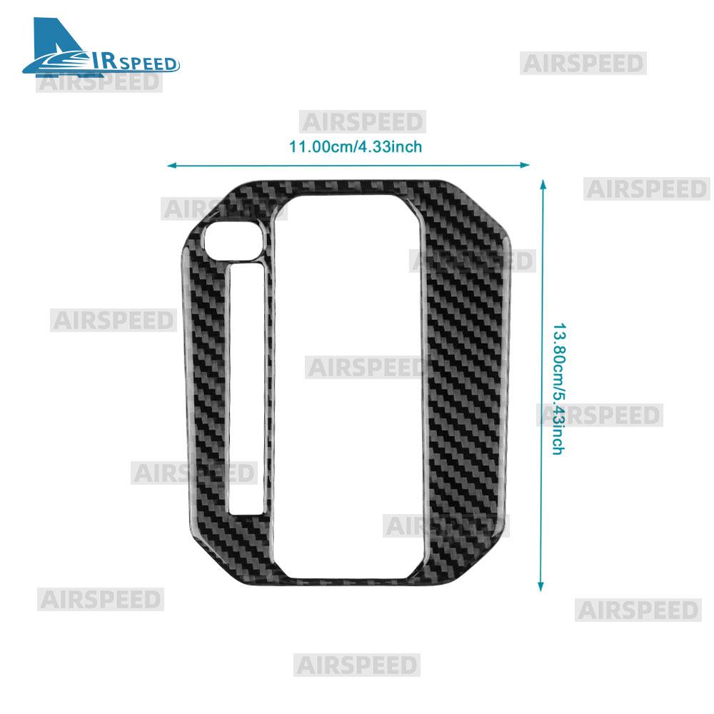 Настоящая мягкая карбоновая наклейка для Suzuki Jimny JB74 JB64 2019 2020 2021 2022 2023 2024 2025 LHD RHD Отделка рычага переключения передач автомобиля