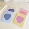 4sets/200sheets Love Letter Macaron Color Notepad, Non-adhesive Notepad, Student Notepad, Note Pad, Ledger Decoration Material