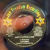 7inch Record LUCIANO - Just A Little Love NONE Jah Freedom Rec 2005 Jamaica Reggae, Ska & Dub Used