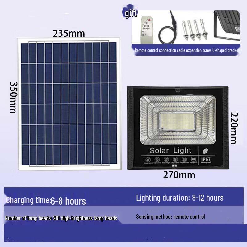 UOSU Solar LED Flood Light