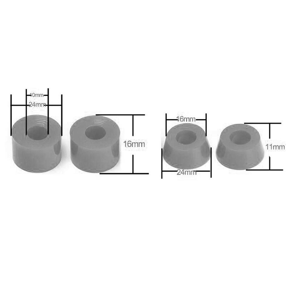 PU Комплект втулок для скейтборда Комплект деталей для двойного рокера Комплект втулок для подвески скейтборда