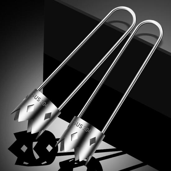 2Pcs Red Bell Pepper Corer Stainless Steel Fruit Vegetable Corer & Pitter Remover Pepper Cutter Deseeder Kitchen Utensils