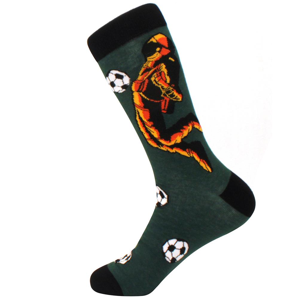 Яркие мужские зимние носки гребенной хлопок мягкие теплые смешные счастливые мужские женские длинные носки Calcetines de hombre деловые