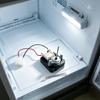 Ремонт бытовой техники Вентилятор конденсатора Мотор WR60X10238 Сменный узел с кронштейном и разъемом для обслуживания и ухода за холодильником
