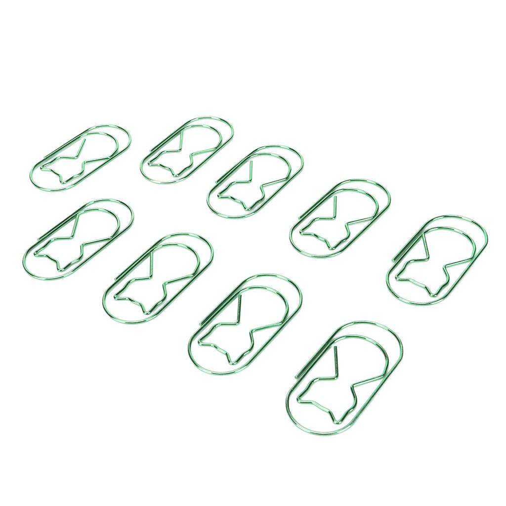 30 шт. скрепок для бумаг в форме железного кота, многофункциональная скрепка для бумаг для офисных инструментов для организации документов