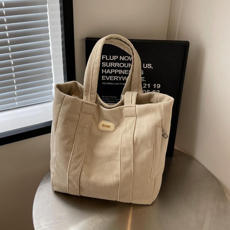 Вельветовая сумка Женская сумка через плечо Большая сумка