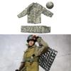 1/6 Scale Action Figure Clothes Doll Costume, Uniform Suit Men, Miniature Clothing Coat Pants Hat