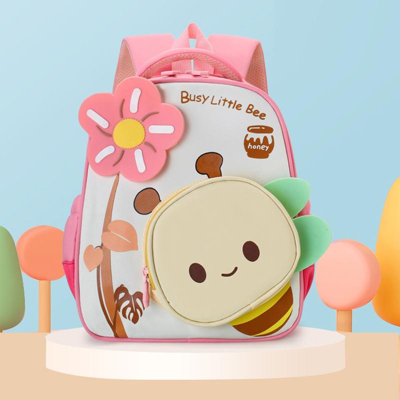 School Bag New Children's 3-6 Years Old Little Bee Lightweight Versatile Children's Backpack