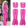 Trendy Barbie Ken Movie Character Cosplay Outfit Polyester, Personalized Streetwear, Available In Multiple Sizes