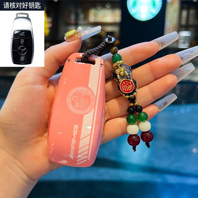 Car Remote Key Case Cover For Mercedes Benz A C E S G Class GLC CLE CLA GLB GLS W177 W205 W213 W222 X167 AMG F3