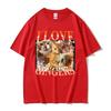 I Love Gingers Orange Cat Vintage 90s Graphic T Shirt Unisex Unisex Clothing Fashion Comfort Short Sleeves Loose Tshirts Streetwear
