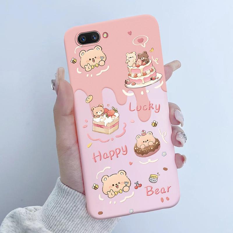 For OPPO A3S Phone Case OPPOA3S Butterfly Flower Girls Design Soft Silicone TPU Back Housing for OPPO A12E A5 AX5 A 3S Covers