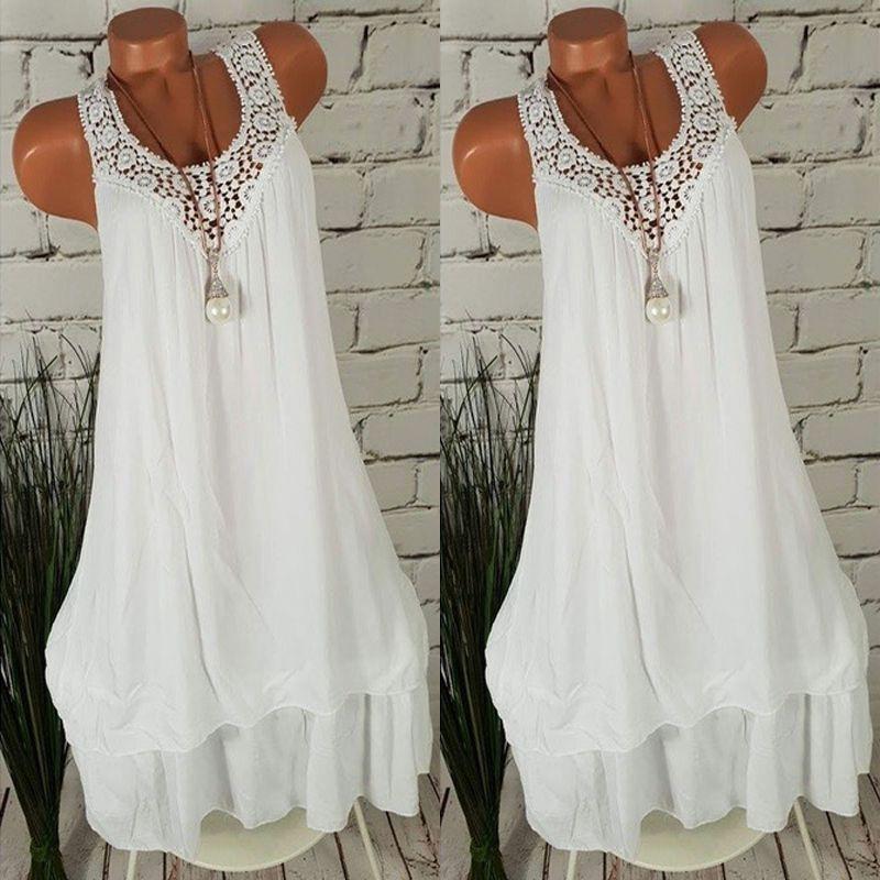 Womens Plus Size Summer Sleeveless Loose Vest Tops Blouse With Timeless Design