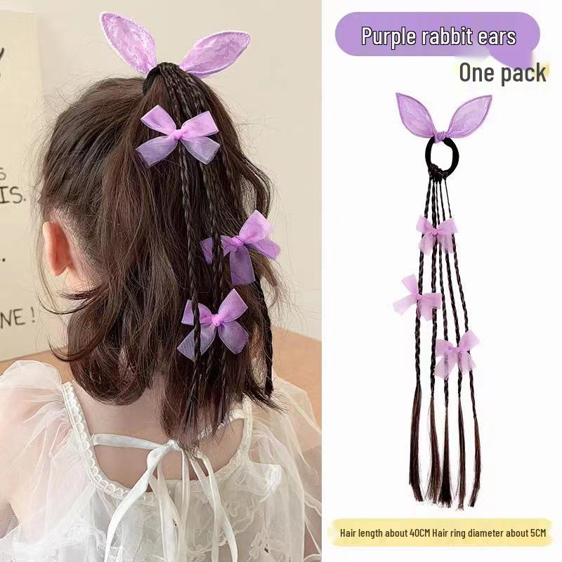 Очаровательный набор аксессуаров для волос в виде бабочек для девочек — включает в себя плетеные жгуты, резинки и повязки с бантами