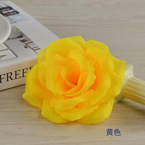 Artificial Flower 10cm Silk Rose Head For Wedding Home New Year Decoration DIY Garland Scrapbook Gift Box Craft Flower 10-100pcs
