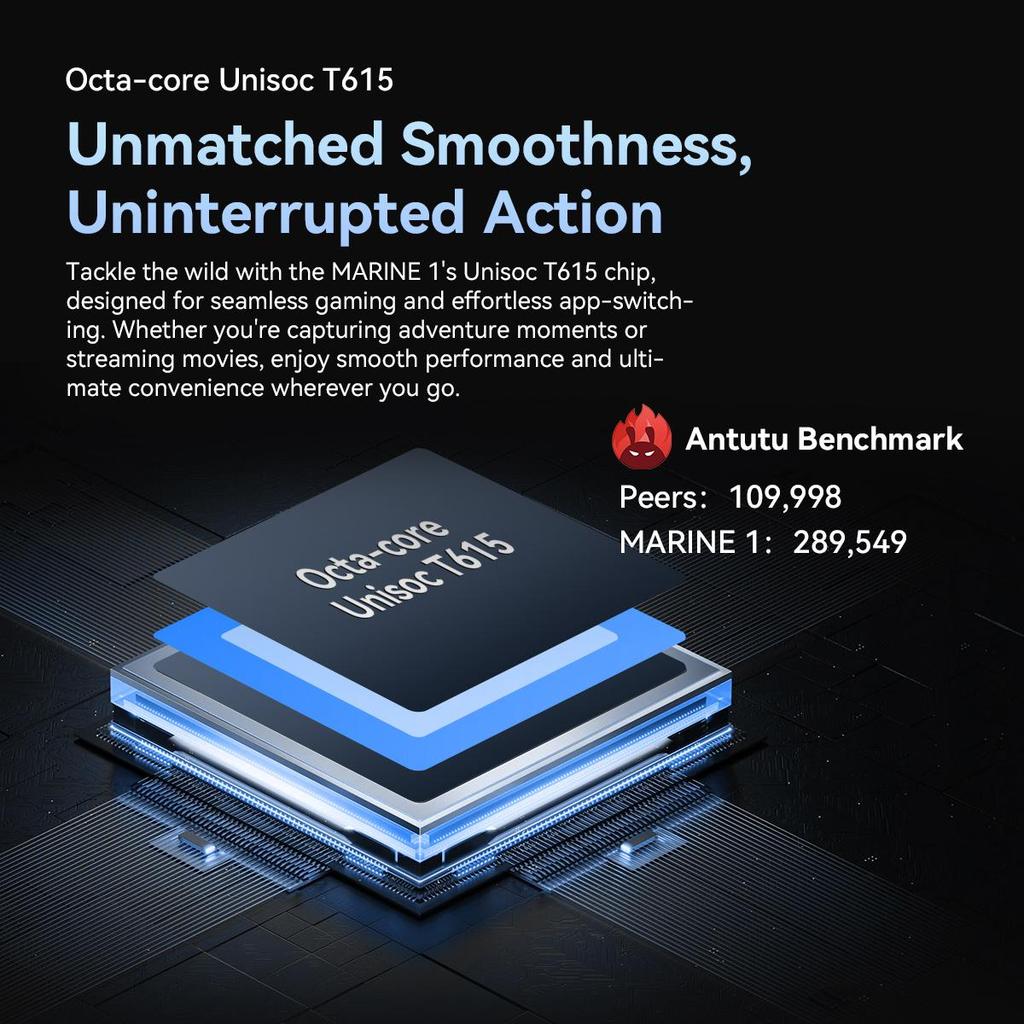 Blackview OSCAL MARINE 1 прочный смартфон UMS9230E T615 90 Гц 4 ГБ 128 ГБ 5100 мАч
