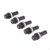 5pcs Panel Mounted Screw Glass 6x30mm Holder Black Car/Truck/Boat