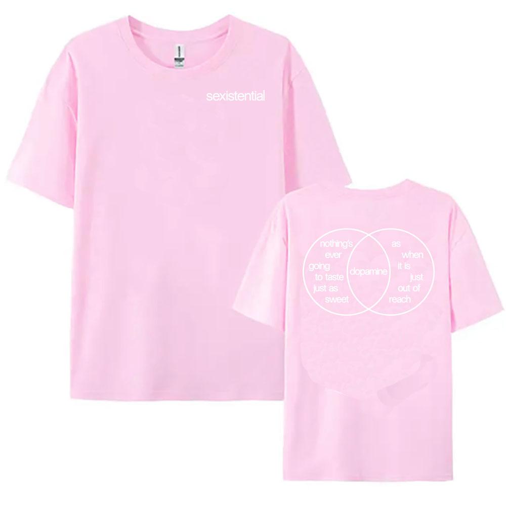 Sexistential Album Graphic Print Tees Merch Singer Robyn Design Fashion T-shirt Unisex Streetwear 100%Cotton Soft Women Shirt Anime T-shirt summer Top