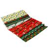 10pcs Christmas Cotton Fabric Different Patterns Multi Colors Pure Cotton Quilting Fabric for Christmas DIY Craft Sewing 25x25cm / 9.8x9.8in