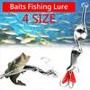 MUQZI Sports Accessory Rotating Zinc Alloy Spinner Hard Baits Fishing Lure Fish Tackle Tools Accessory
