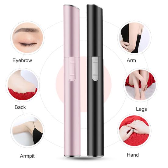Yousheng Бритва для волос Безболезненная Эффективная Мини Электрическая Тип Ручки Триммер для Бровей для Дома