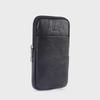 New Men's Vertical Waist & Shoulder Bag: Multifunctional Genuine Leather Ultra-thin Mobile Phone Case.