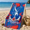 Crystal Fc Crest Printed Microfiber Beach Towel, Soft And Absorbent, Quick-Dry, Ideal for Summer Travel, Beach Essential, Swimming Pool