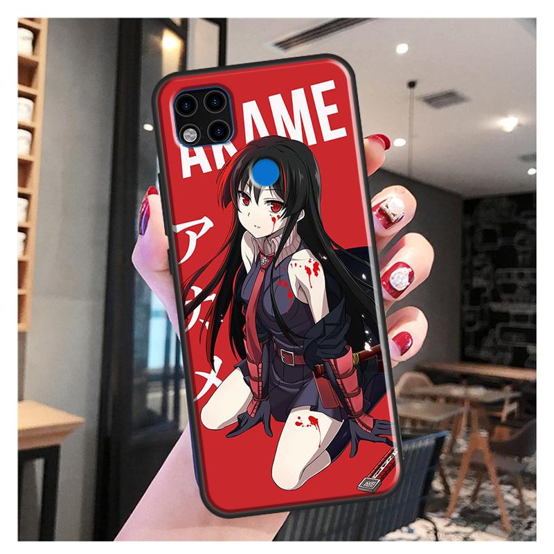 Чехол Akame Ga Kill Anime для Redmi 10, чехол для Xiaomi Redmi Note 11 Pro 8 9 10 Pro 8T 9S 10S 9A 9C 9T, чехлы