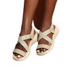New Platform Sandals Summer Fashion Platform Casual Beach Sandals with Diamond Soft Sole  Shoes Versatile