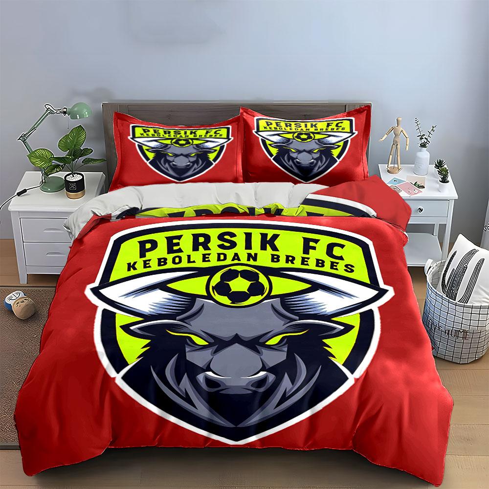 Persik FC Logo Red Bedding Set Bedding Duvet Cover Set Duvet Cover Pillowcases  (1 * Duvet Cover 2 * Pillowcases, without duvet insert)
