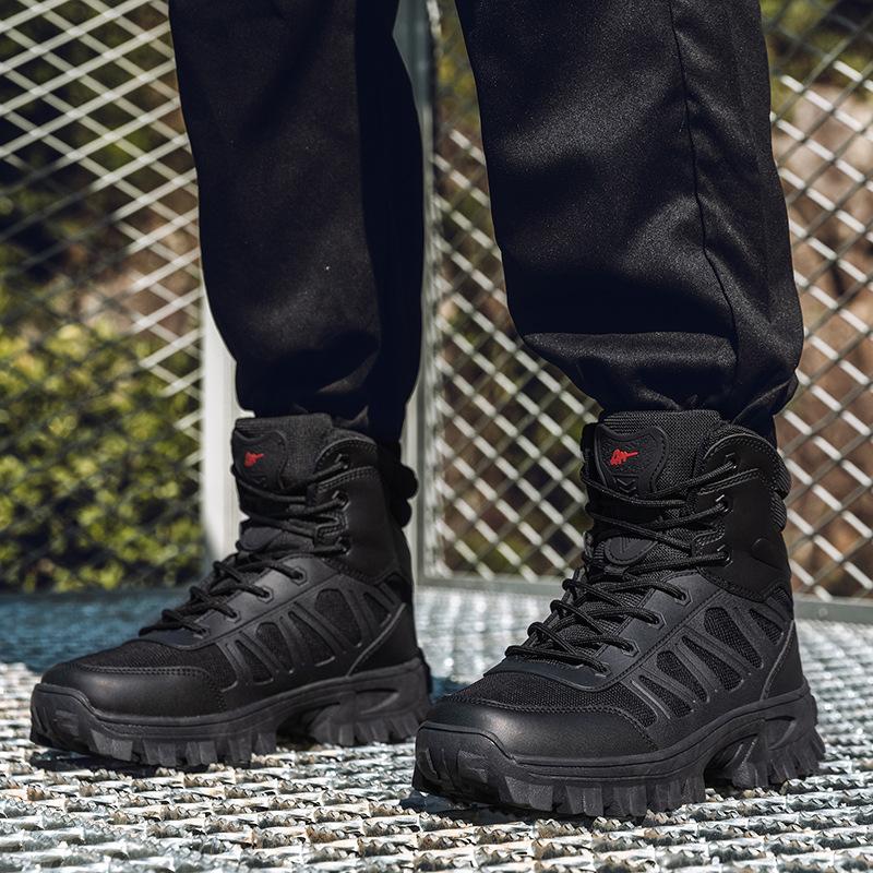 Тактические ботинки Высокие уличные спортивные Большого размера Боевые ботинки Мужские ботинки Пустынные ботинки Поле боя Мужские