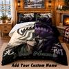 Bleach Anime Custom Name 3Pcs Bedding Set 1 Bed Sheet 2 Pillowcases Bedroom Home Decor
