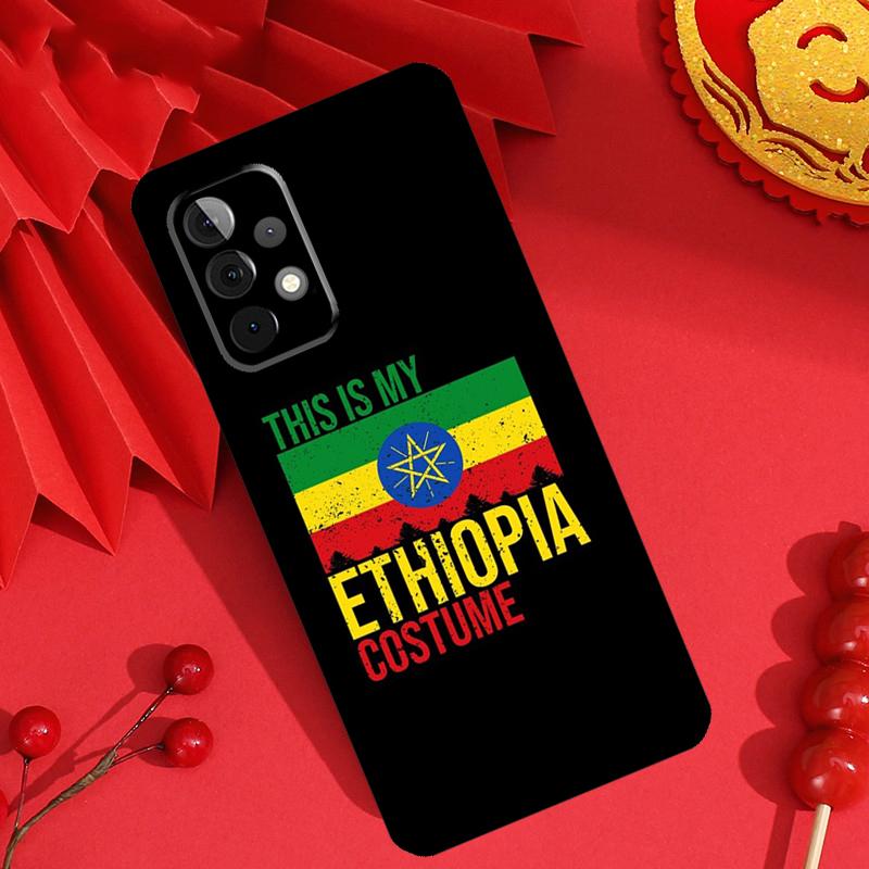Чехол Флаг Эфиопии для Samsung Galaxy M15 M55 M31 M13 M11 M12 M14 M06 M16 M36 M56 M53 M32 M52 M35 M34 M54