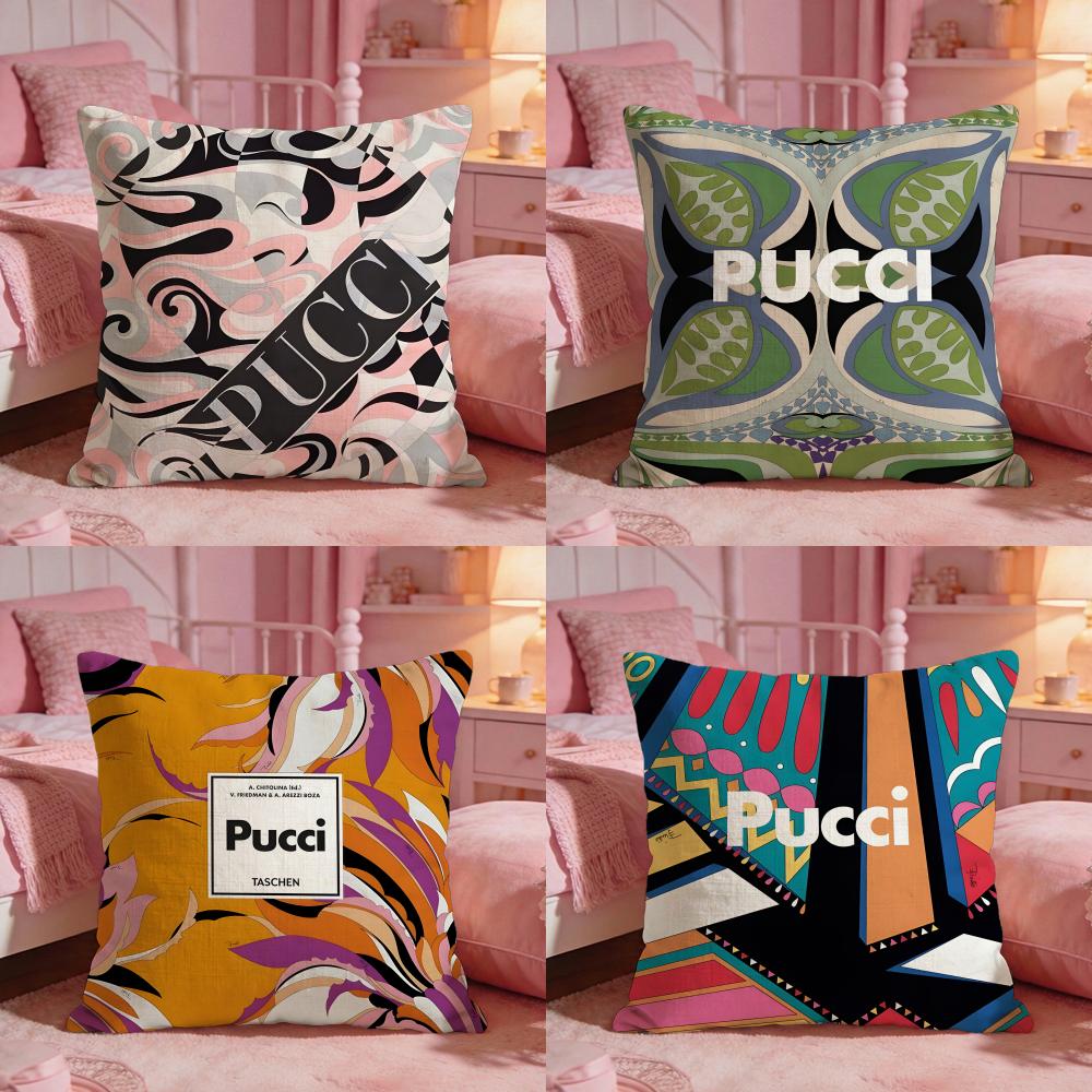 EEMILIO PPUCCIs Brand Cushion Cover Premium Comfort Reversible Pillow Cove Two In One Design For Any Room Car Interior