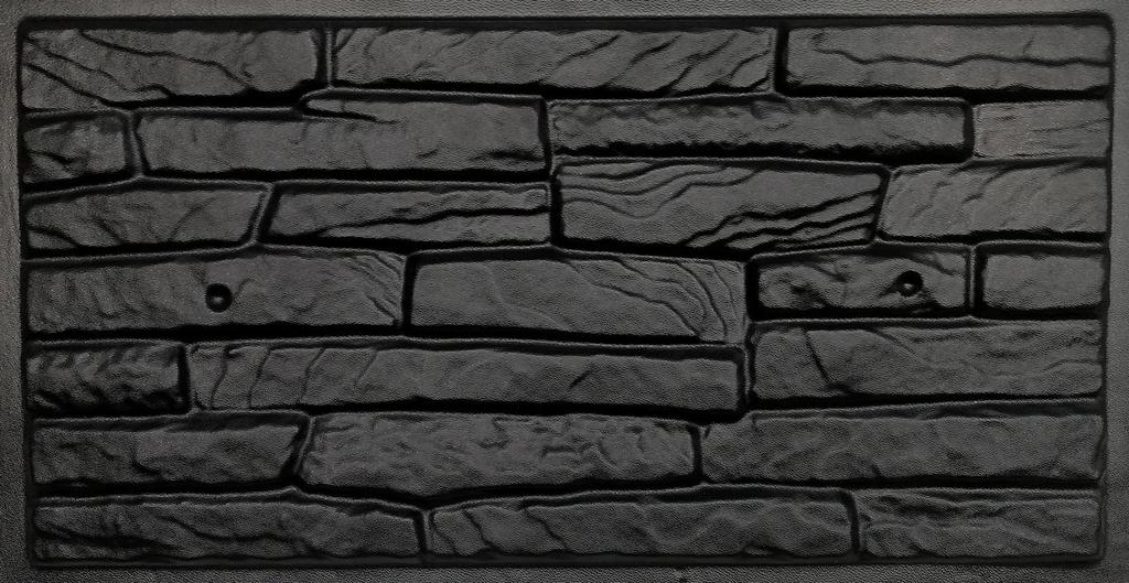 Форма для стенового камня, фасадной декоративной плитки, искусственного кирпича, для штукатурки, гипса или бетона "Рим"