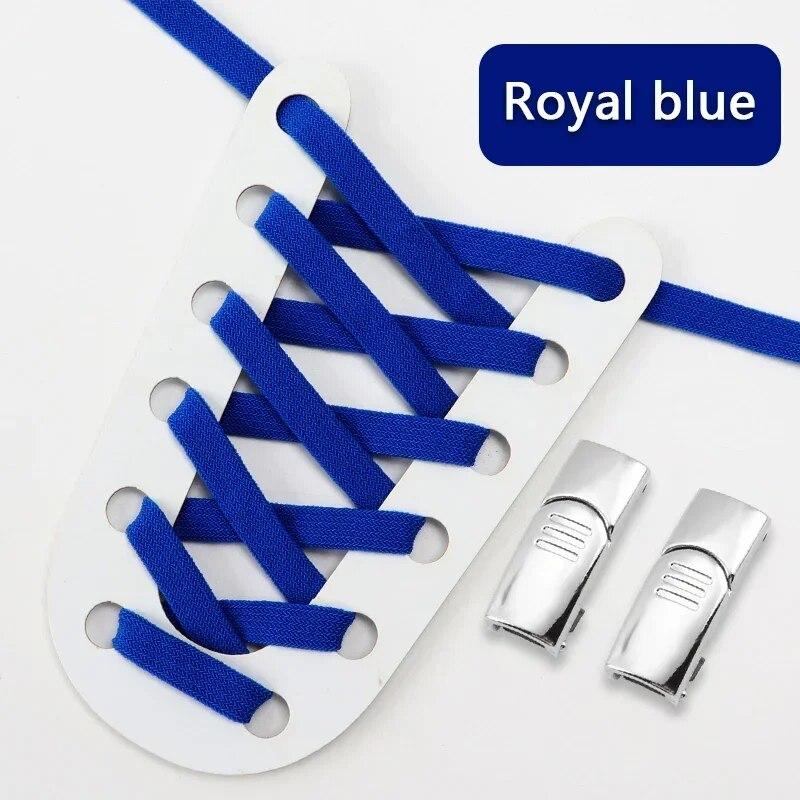 1Pair Magnetic Elastic Laces Sneakers Shoelaces Lock No Tie Shoe Laces Without Ties Double-layer Kids Adult Shoes Accessories