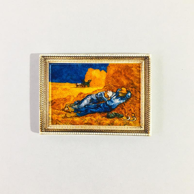 3D Полимерный Магнит на Холодильник: Знаменитая картина Ретро наклейка с персонажем