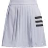 Neo X Strawberry Bear Collaboration SS23 Three-Stripe Fashion Pleated Mini Skirt Light Silver Women Bottoms IP3894