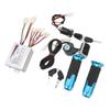 36V 350W Motor Speed Controller Square Display Screen Throttle Twist Grip Set with Lock for Electric Bike Tricycle Motorcycle Modification