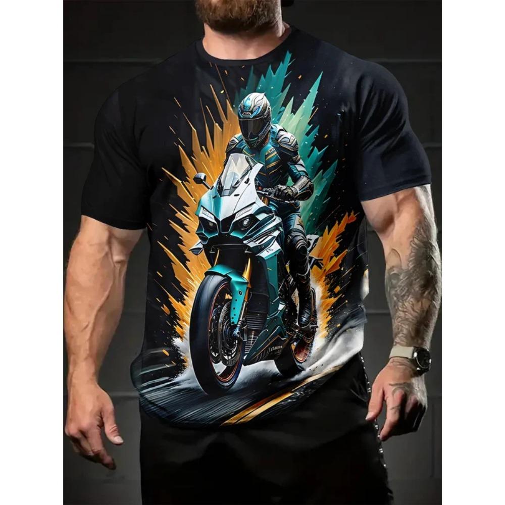 Модная мужская свободная футболка с животным принтом, с коротким рукавом, круглым вырезом, одежда в уличном стиле