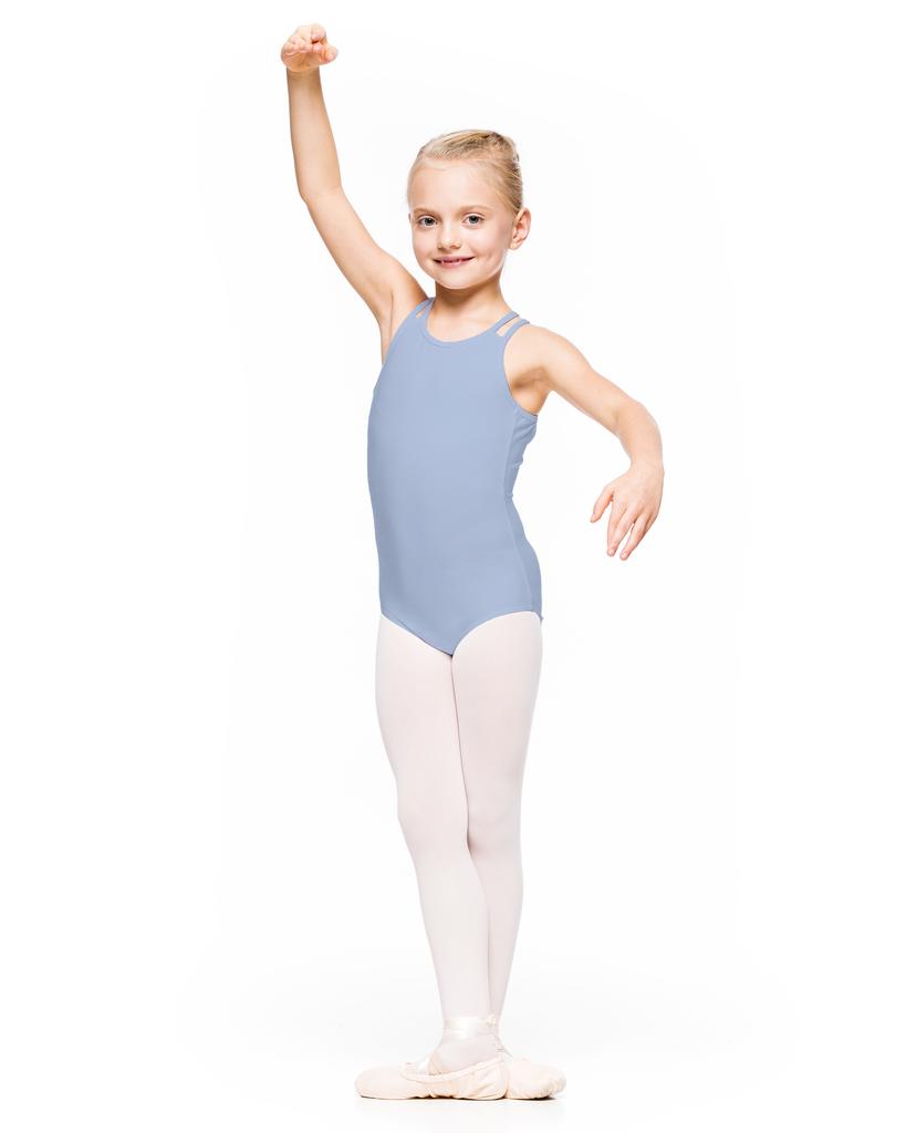 Body Julia Baletowe Do Tańca Gimnastyki Rytmiki Błękitne 98/104
