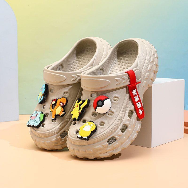 Adorable Pikachu Kids Clogs Breathable Slip Resistant And Comfortable Summer Sandals