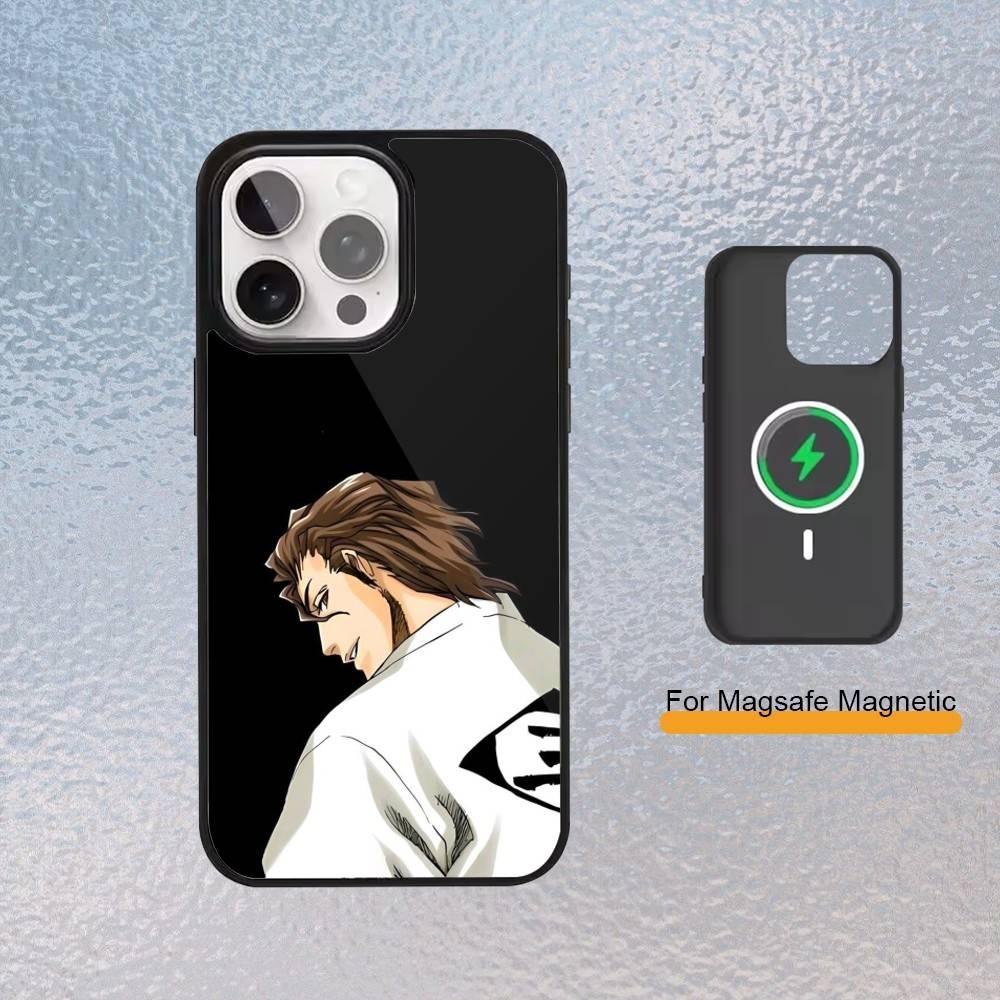 Чехол для телефона Bleach Айдзен для iPhone Magsafe Магнитный 17,16,15,14,13,12,11 Беспроводная зарядка