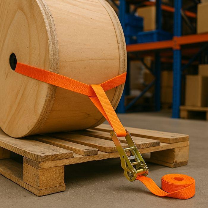 Ремень с трещоткой 4,5 м x 25 мм – Усиленный для транспортировки & Загрузка