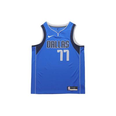 Doncic Dallas Marvericks Icon Edition 2020 Джерси Синий/Черный/Серый Мужская уличная одежда CW3662-489