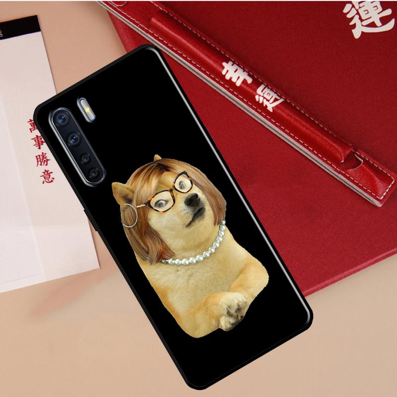 Мем Собака Чимс Смешной Чехол для Собачки Для Oppo A80 A58 A5 Pro A15 A16 A17 A57 A77 A94 A74 A54 A76 A96 A40 A60 A18 A38 A78 A98